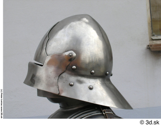 Photos Medieval Knight in plate armor 20 head helmet knight…